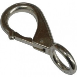 Stainless Steel Carabina - Rigid Eye Snap - Click Image to Close